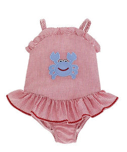 Crab Swimsuit w/Ruffle