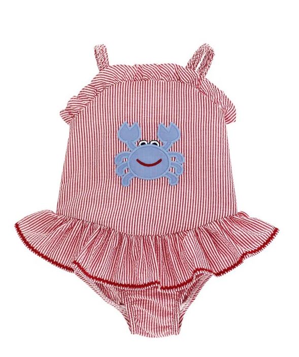 Crab Swimsuit w/Ruffle