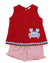 Load image into Gallery viewer, Crab Short Set - Girls
