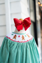 Load image into Gallery viewer, Candy Cane Lane Smocked Dress - 18 mo &amp; 3T only
