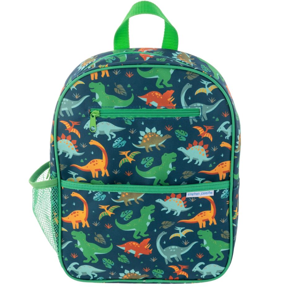 Green Dinosaur Junior Backpack