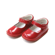 Load image into Gallery viewer, Cara Scalloped Mary Jane in - Patent Red
