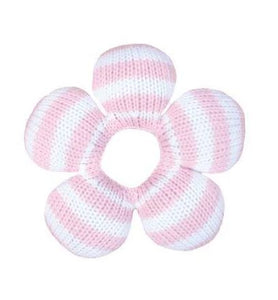Star Knit Rattle in Pink