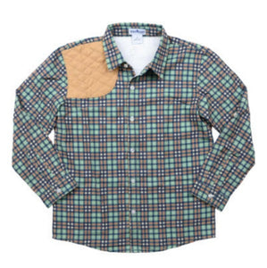 Ranch Collection Plaid Long Sleeve Shirt Sizes 6 & 8 only