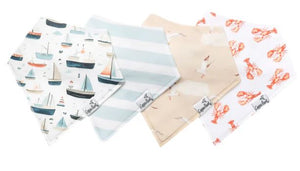 Bandana Bib 4 pack Set - Assorted