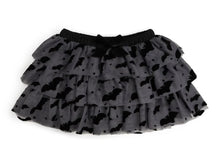 Load image into Gallery viewer, Flocked Bats Halloween Tutu Skirt
