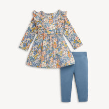 Load image into Gallery viewer, Floral L/S Dress w/Leggings
