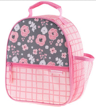 Load image into Gallery viewer, Charcoal Flower - Lunch Box &amp; Water Bottle Combo

