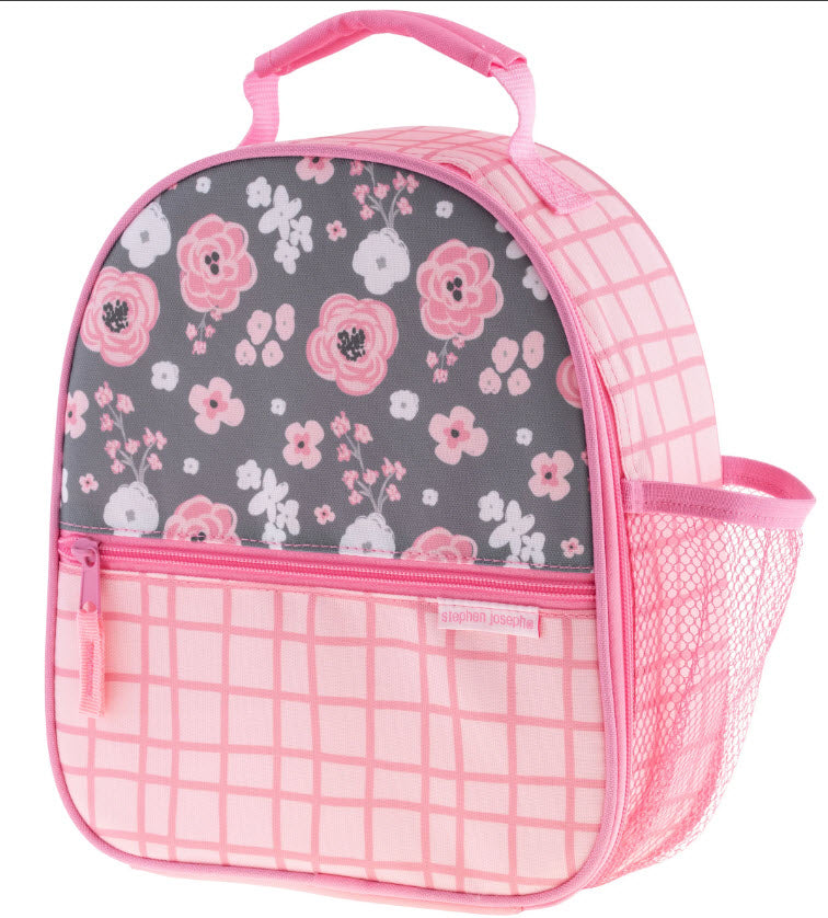 Charcoal Flower All Over Print Lunch Box