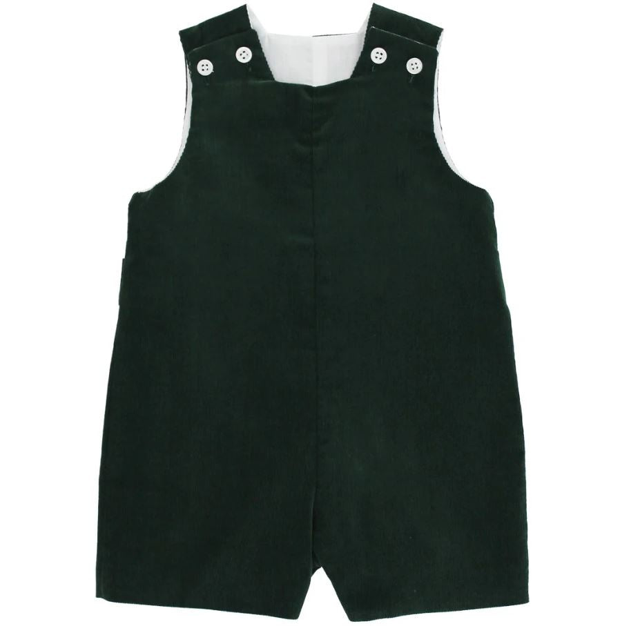 Forest Green Corduroy - John John Short w/ Tab