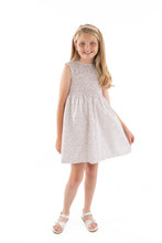 Load image into Gallery viewer, Pink Floral Smocked Emma Dress
