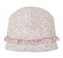 Load image into Gallery viewer, Garden Trellis Ruffle Footie &amp; Hat Set 3-6 months
