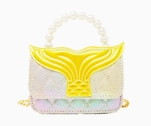 Mermaid Tail Pearl Handle Bag