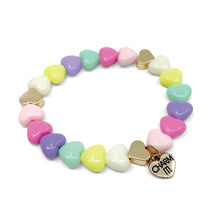 Load image into Gallery viewer, Pastel Stretch Bracelets - Heart or Star
