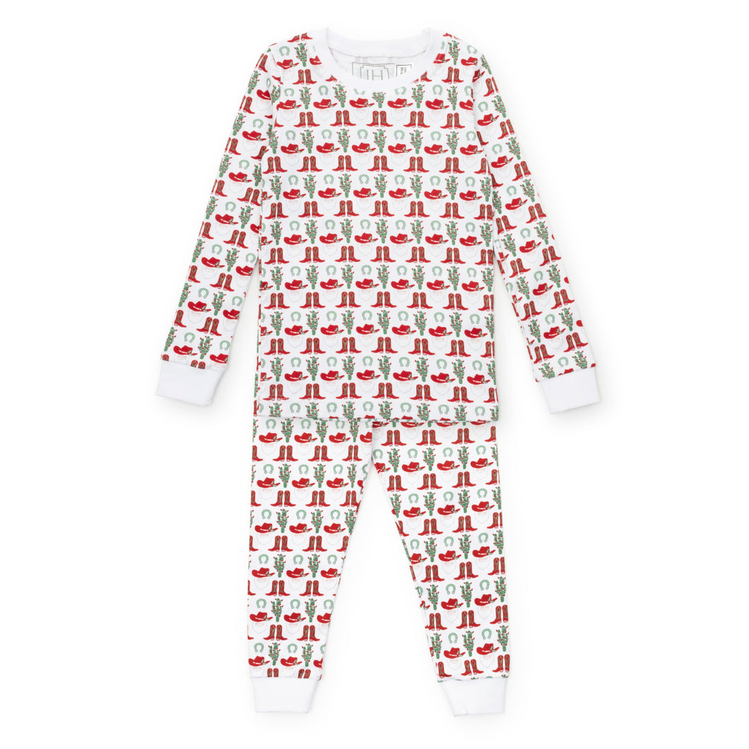 Cowboy Christmas Pajama Set