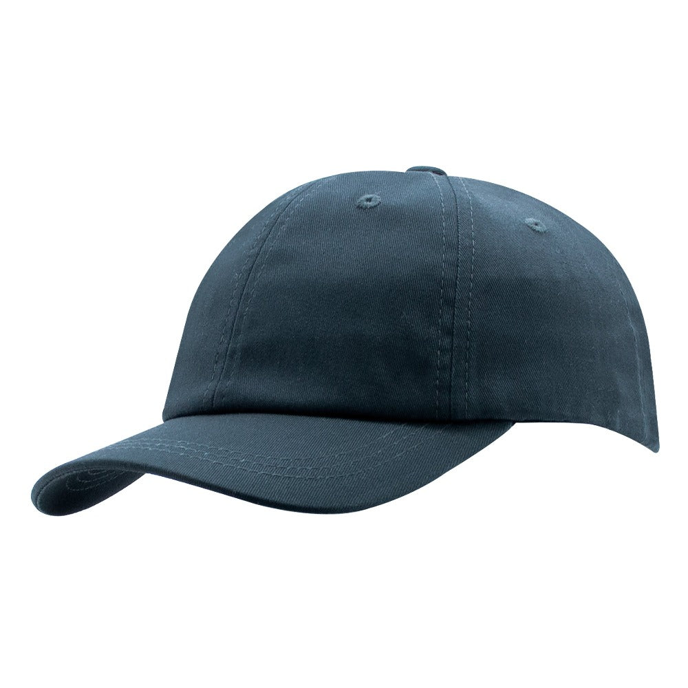 Navy Blue Twill Embroidered Ball Cap - Baseball