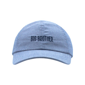 "Big Brother" Denim Blue Chambray Embroidered Ball Cap