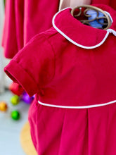 Load image into Gallery viewer, Red Corduroy Dressy Bubble
