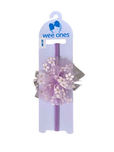 Load image into Gallery viewer, Small Tulle Flower Puff on BabyBand - Assorted
