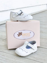 Load image into Gallery viewer, Birdie Leather T-Strap Mary Jane - White
