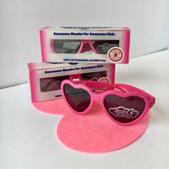 Pink Hearts Kids Sunglasses