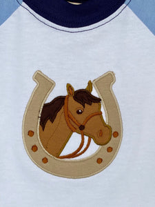 Boy Horse Shoe T-shirt