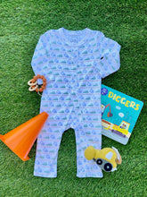 Load image into Gallery viewer, Newborn Playsuit in &quot;Construction Zone&quot; -
