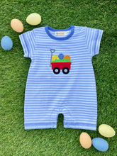 Load image into Gallery viewer, Easter Egg Wagon Romper
