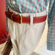 Load image into Gallery viewer, Brown Leather Boy's Belt
