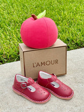 Load image into Gallery viewer, Classic Leather T-Strap Mary Jane - Red
