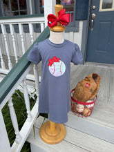 Load image into Gallery viewer, Sparkly Baseball Applique Dress
