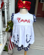 Load image into Gallery viewer, At Bat - Short Set - Monogram Sample "Emma"

