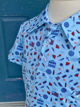 Load image into Gallery viewer, Stars &amp; Stripes Performance Polo

