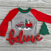 Load image into Gallery viewer, Christmas Tractor L/S Infant Boys T-Shirt

