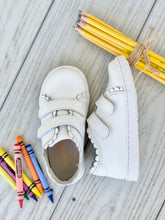 Load image into Gallery viewer, Caroline Scalloped Sneaker in White
