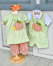Load image into Gallery viewer, Pumpkin Applique Dress Set
