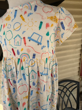 Load image into Gallery viewer, &quot;Doodle Pop&quot; Dress &amp;  Leggings Set
