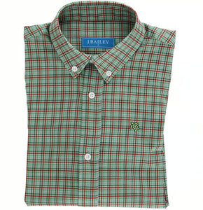 Performance Button Down - Jingle Plaid