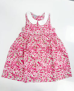Dress - Red, Pink, White & Green Floral