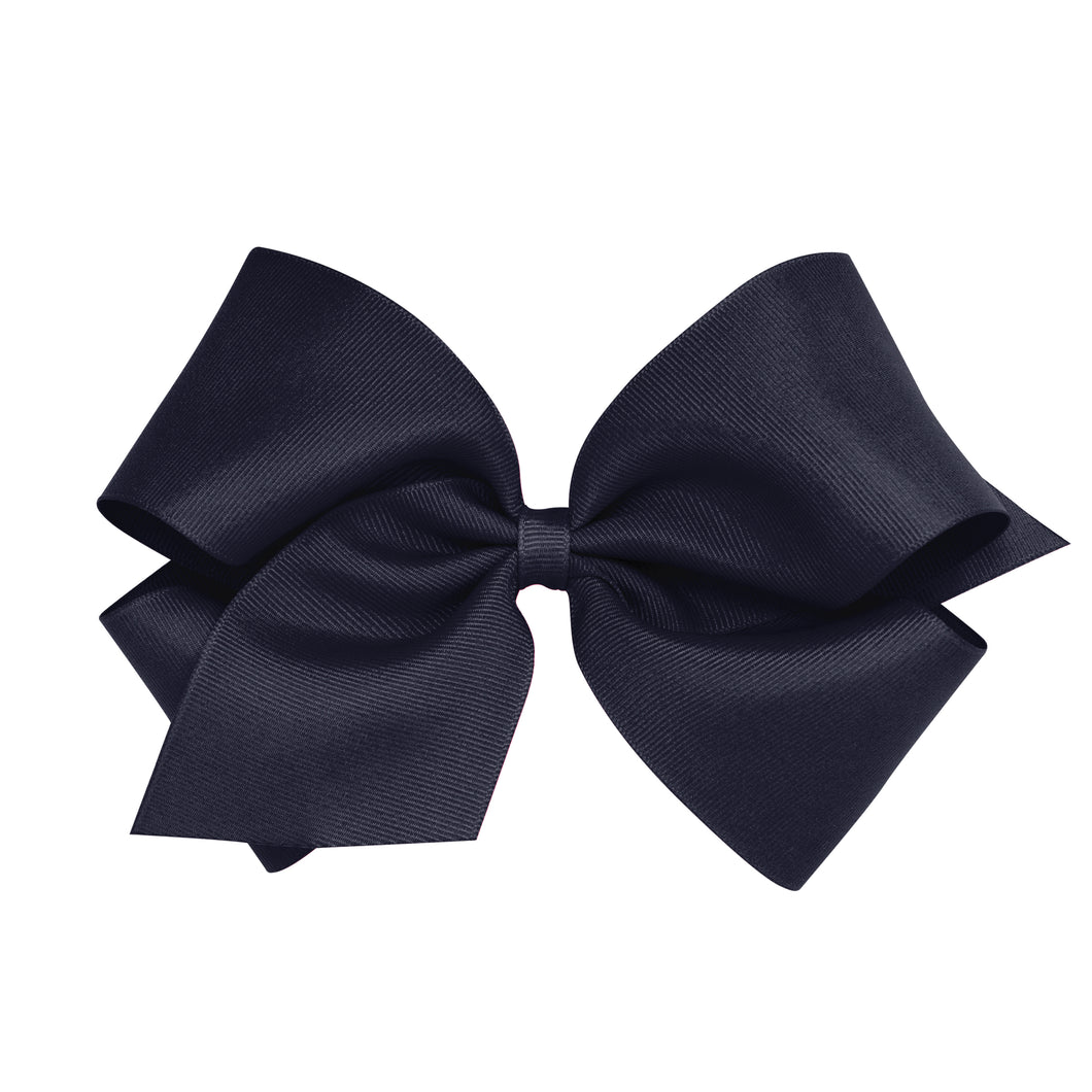 King Grosgrain Hairbow in Navy (NVY)