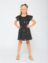 Load image into Gallery viewer, Black Sequined Dress.
