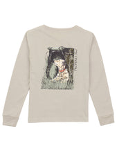 Load image into Gallery viewer, Lab &amp; Mossy Print on Linen - L/S T-Shirt (
