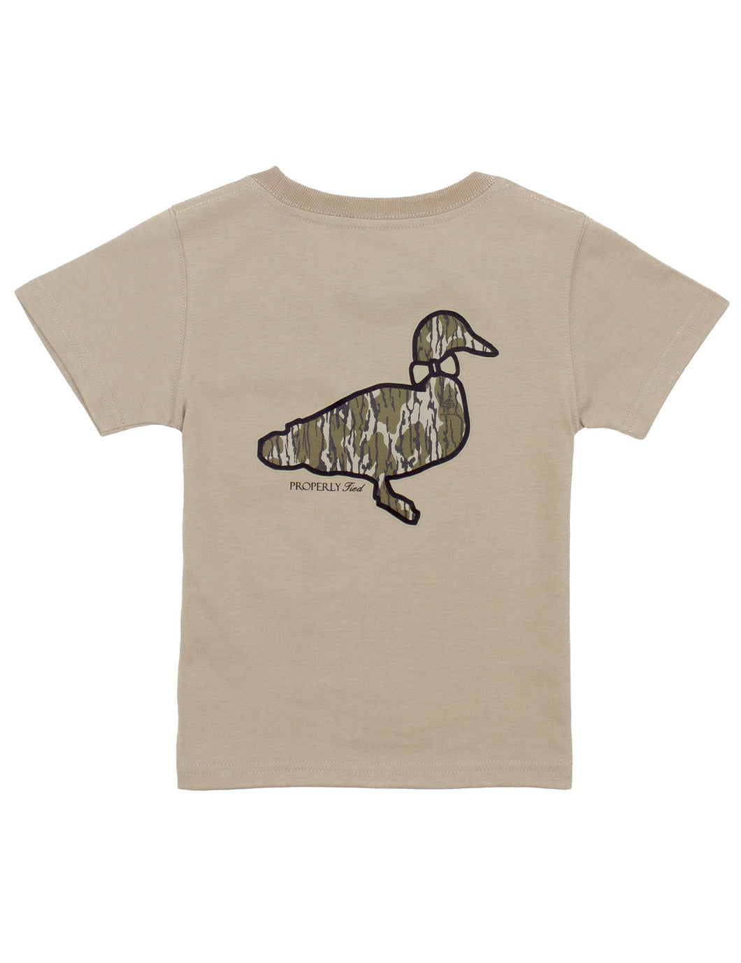 Mossy Oak Logo on Sand - S/S T-Shirt