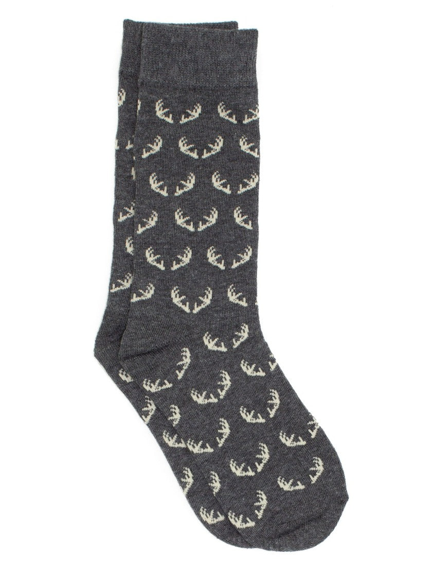 Lucky Duck Sock - Antlers