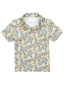 Field Camo Performance Inlet Polo
