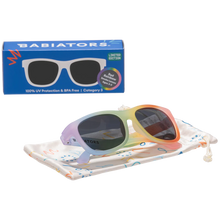 Load image into Gallery viewer, Rad Rainbow Navigator Kids Sunglasses
