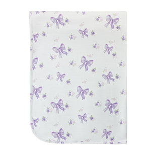 Lavender Bows Blanket