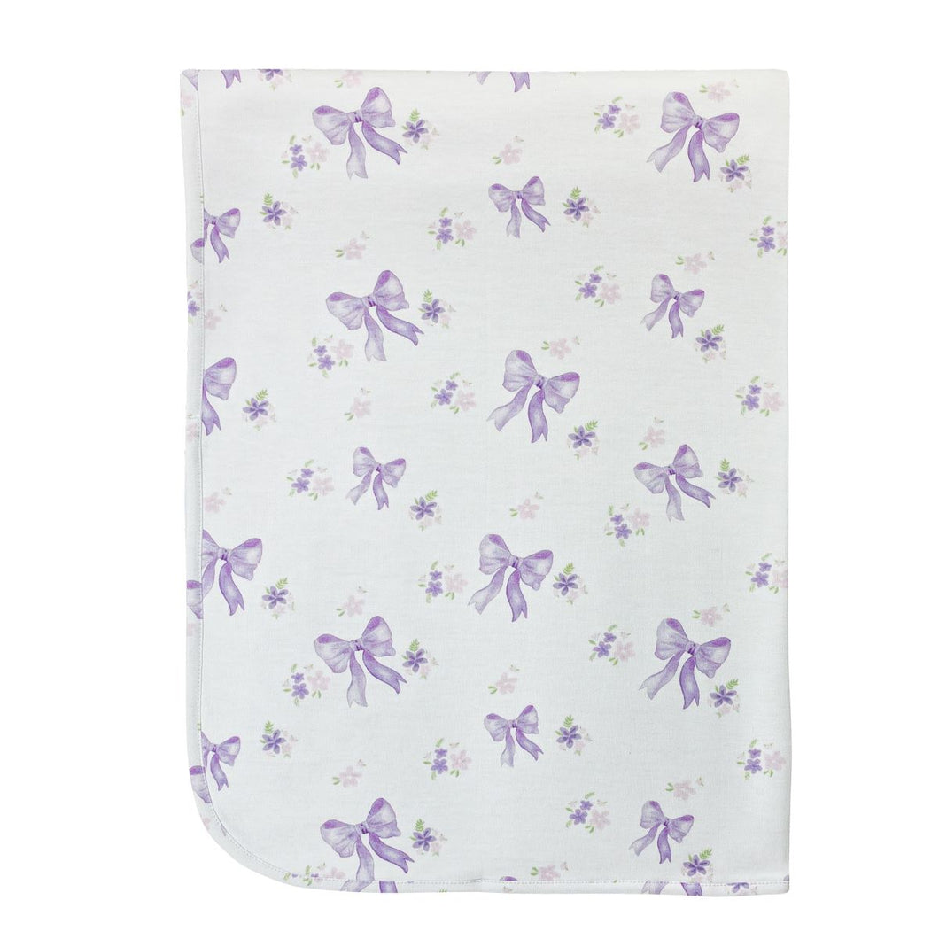 Lavender Bows Blanket