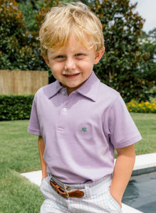 S/S Polo Shirt - Lavender