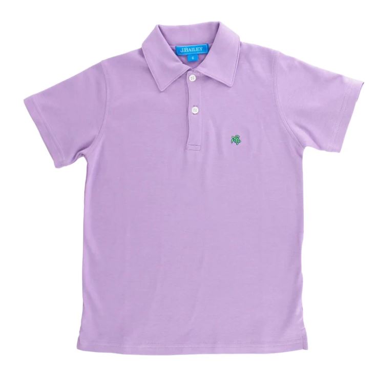 S/S Polo Shirt - Lavender